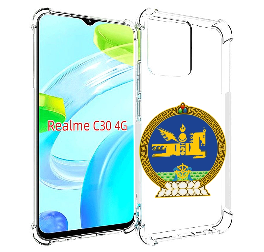 

Чехол MyPads герб-монголия для Realme C30 4G / Narzo 50i Prime, Прозрачный, Tocco