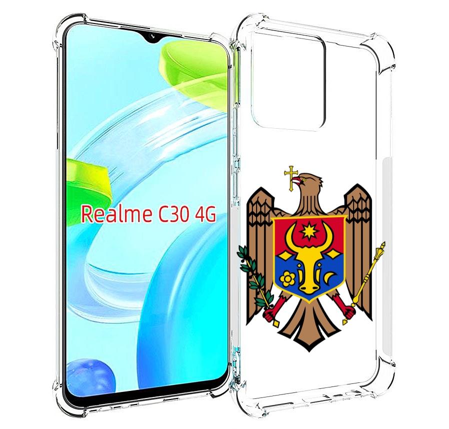 

Чехол MyPads герб-молдовы для Realme C30 4G / Narzo 50i Prime, Прозрачный, Tocco