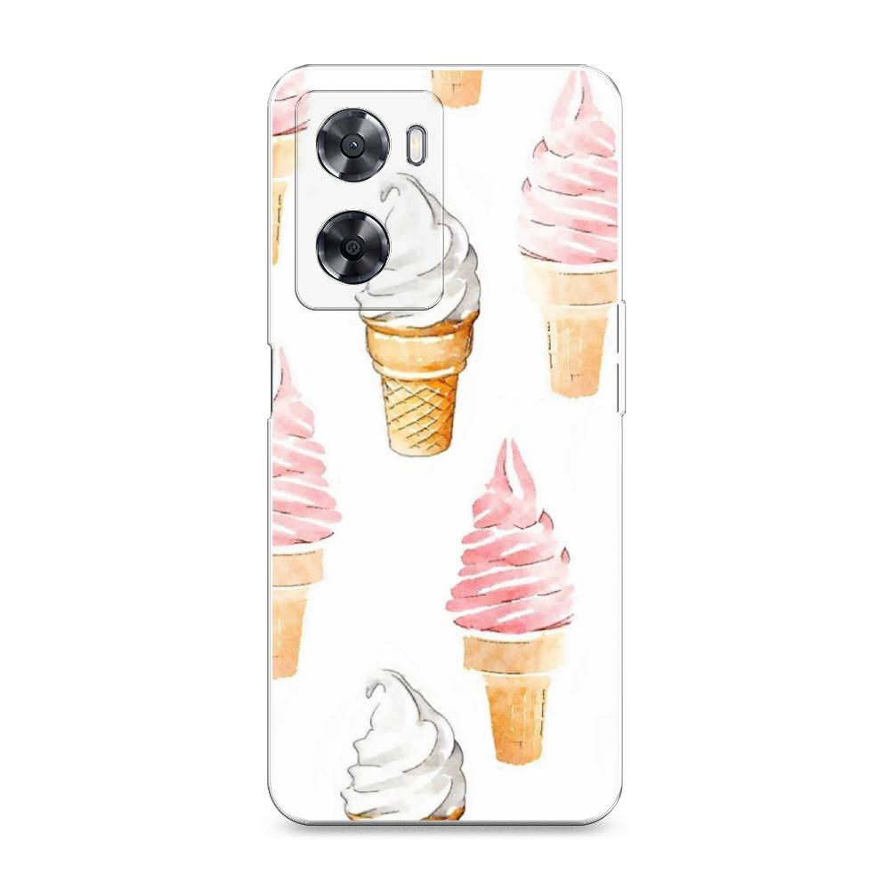 

Чехол Awog на Oppo A77s 4G "Нарисованное мороженое", Белый;розовый, 2511950-10