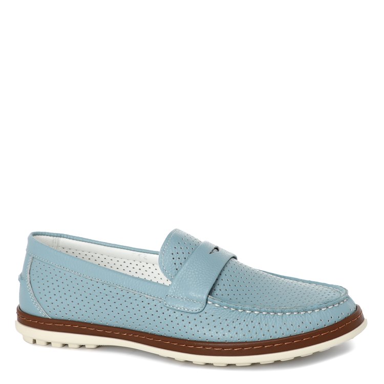 

Мокасины женские Tendance RS021-5A голубые 38 EU, Голубой, RS021-5A