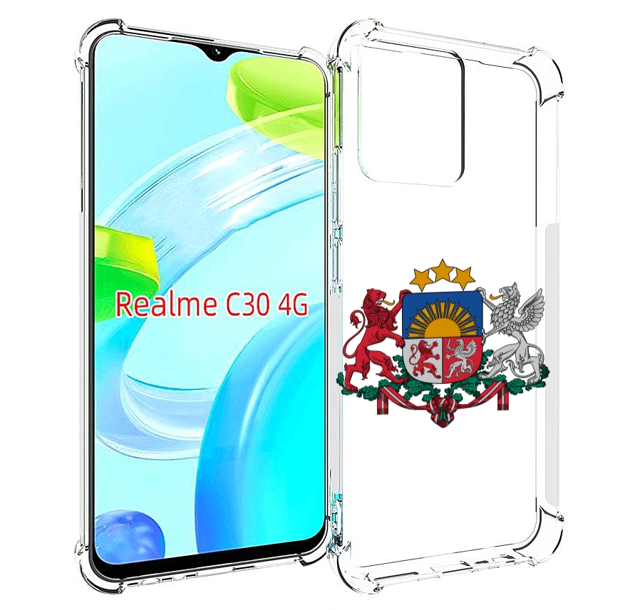 

Чехол MyPads герб-латвии для Realme C30 4G / Narzo 50i Prime, Прозрачный, Tocco