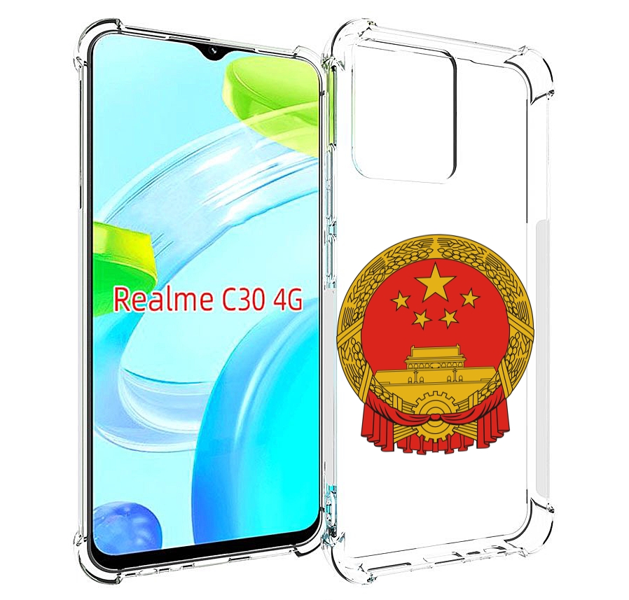 

Чехол MyPads герб-китаи для Realme C30 4G / Narzo 50i Prime, Прозрачный, Tocco