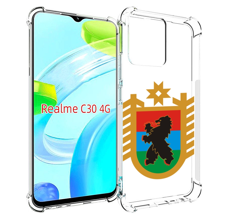 

Чехол MyPads герб-карелия-петрозаводск для Realme C30 4G / Narzo 50i Prime, Прозрачный, Tocco
