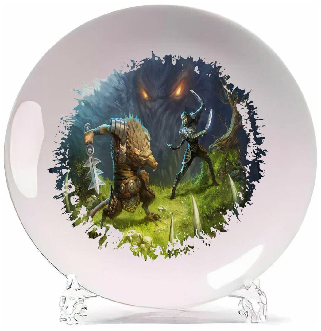 

Тарелка CoolPodarok majesty 2 battles of ardania Сражение с монстром