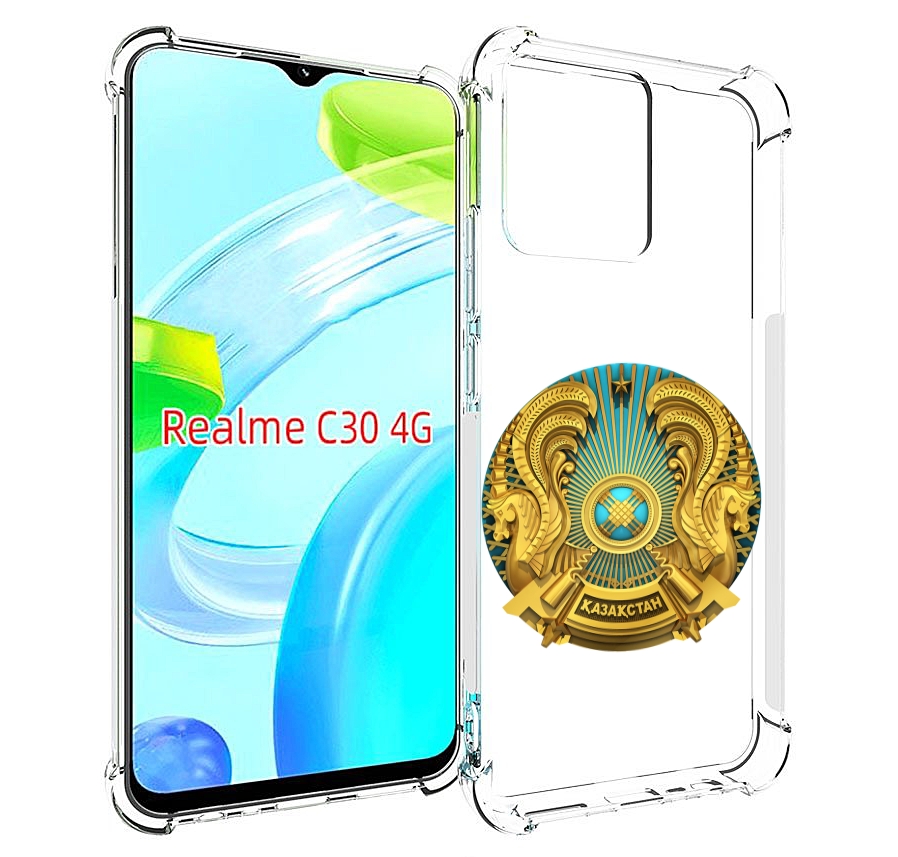 

Чехол MyPads герб-казахстана для Realme C30 4G / Narzo 50i Prime, Прозрачный, Tocco