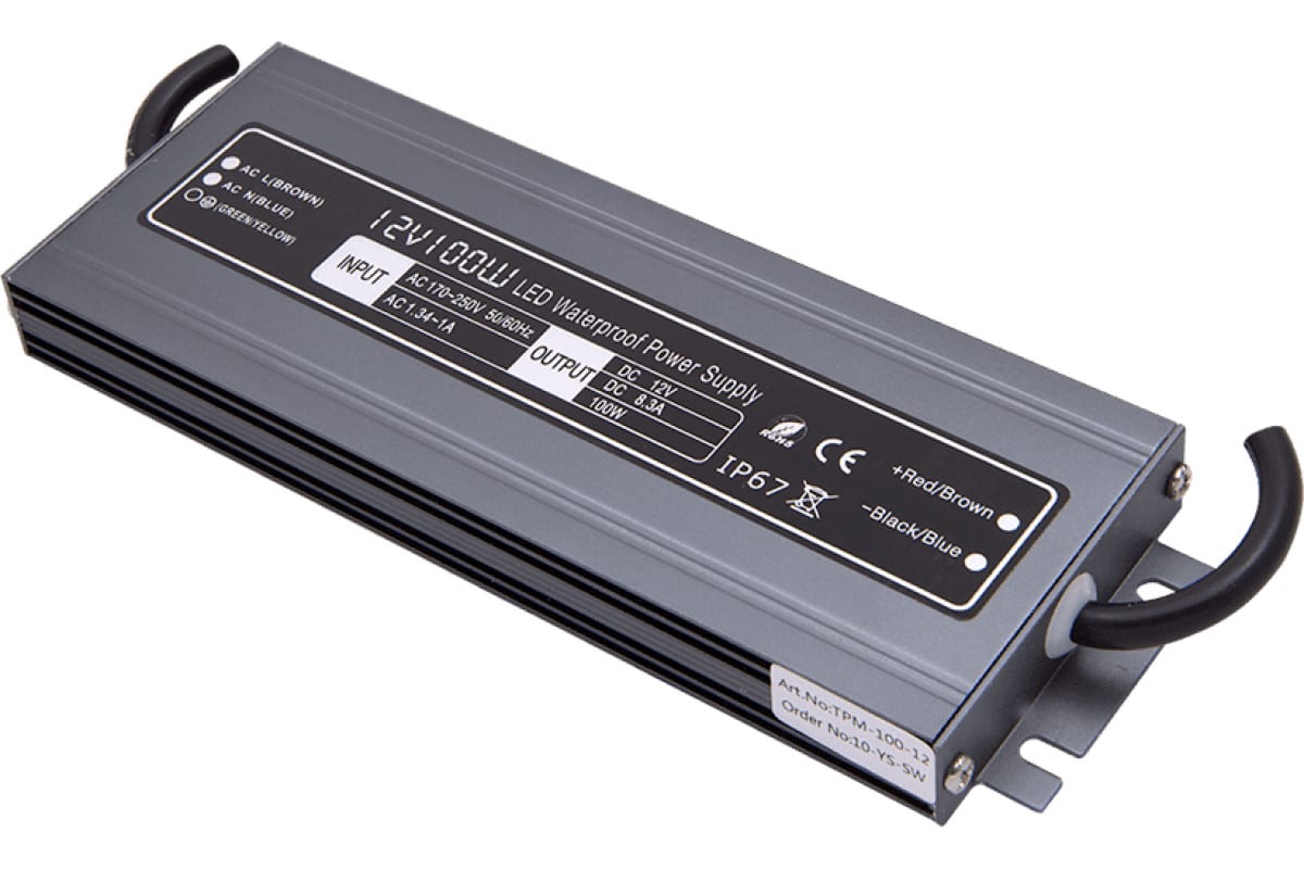 

Блок питания SWG MTPW-100-12, Черный