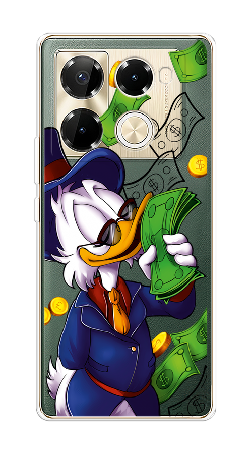 

Чехол на Infinix Note 40 Pro 5G/Note 40 Pro Plus "Scrooge McDuck with Money", 3105950-1