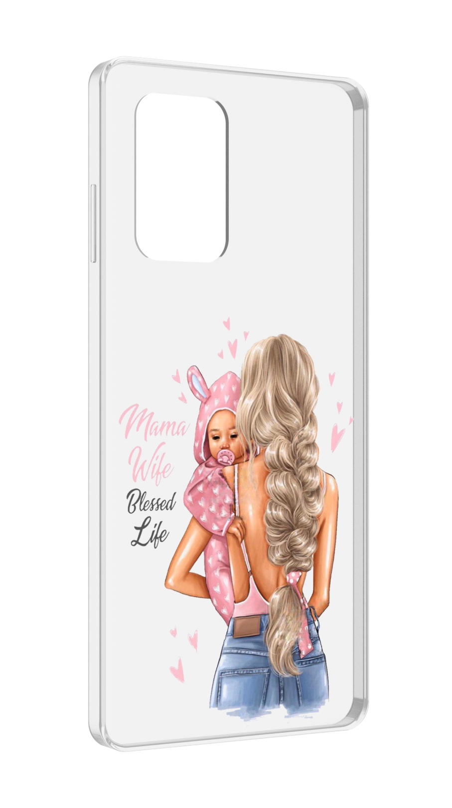 

Чехол MyPads Mama-wibe для ZTE Blade A72 / ZTE Blade V40 Vita, Прозрачный, Tocco