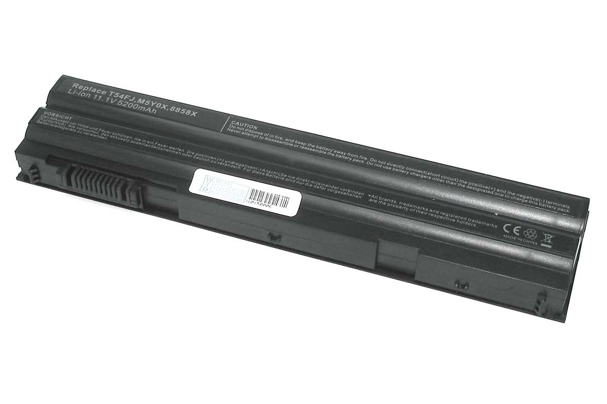 

Аккумуляторная батарея для ноутбука Dell Latitude E6420 5200mAh T54FJ (4NW9) OEM черная