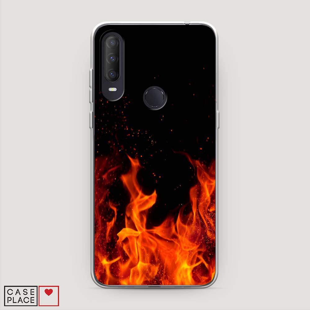 

Чехол Awog на Alcatel 1S (2020) / Алкатель 1S (2020) "Все в огне", Разноцветный, 170850-4