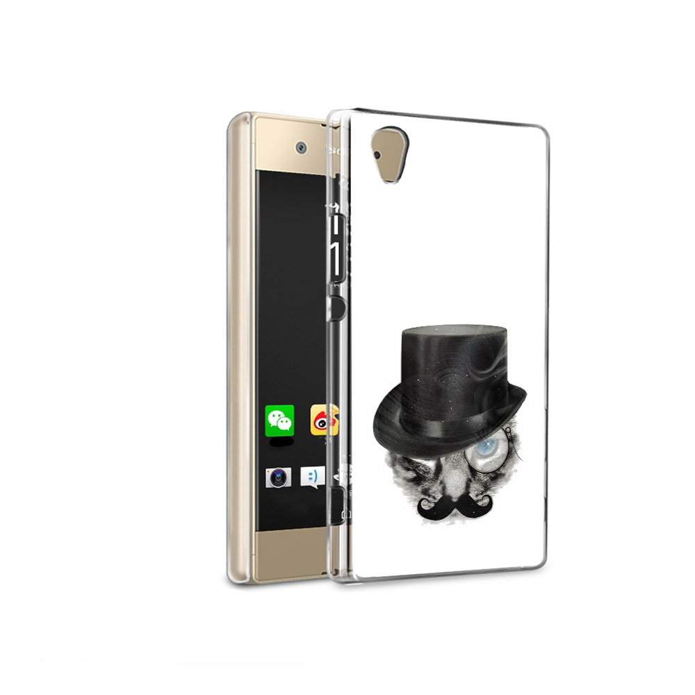 

Чехол MyPads Tocco для Sony Xperia XA1 Ultra интелегентный кот (PT67027.252.378), Прозрачный, Tocco