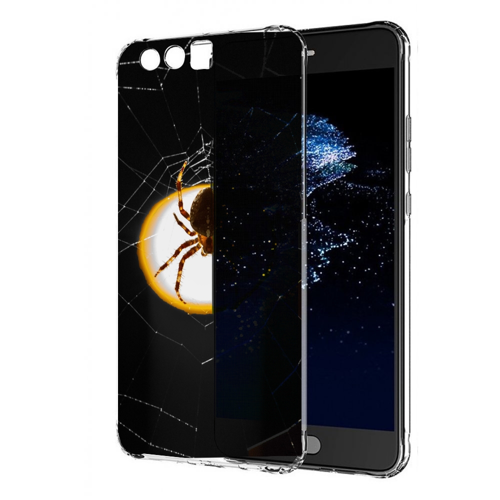 

Чехол бампер MyPads паук-с-паутинкой для Huawei P10 Plus противо, Прозрачный, Tocco