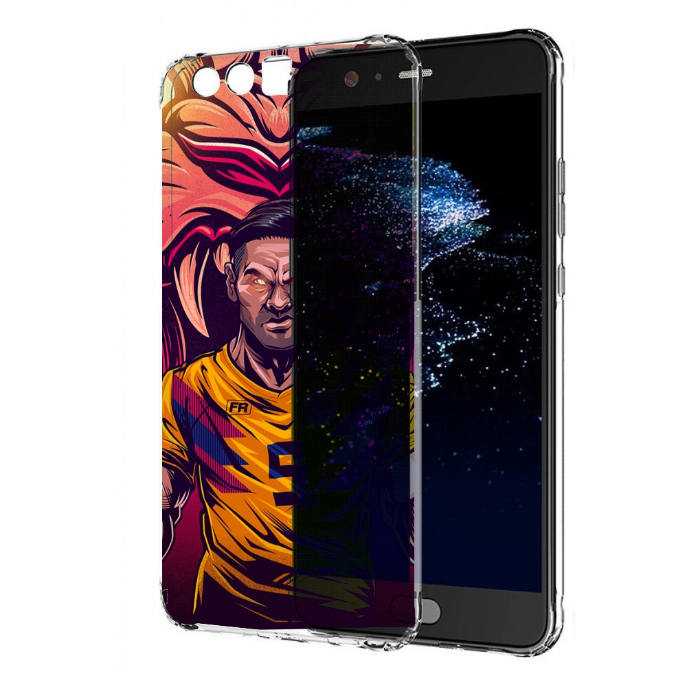 

Чехол бампер MyPads парень-тигр-красный для Huawei P10 Plus прот, Прозрачный, Tocco