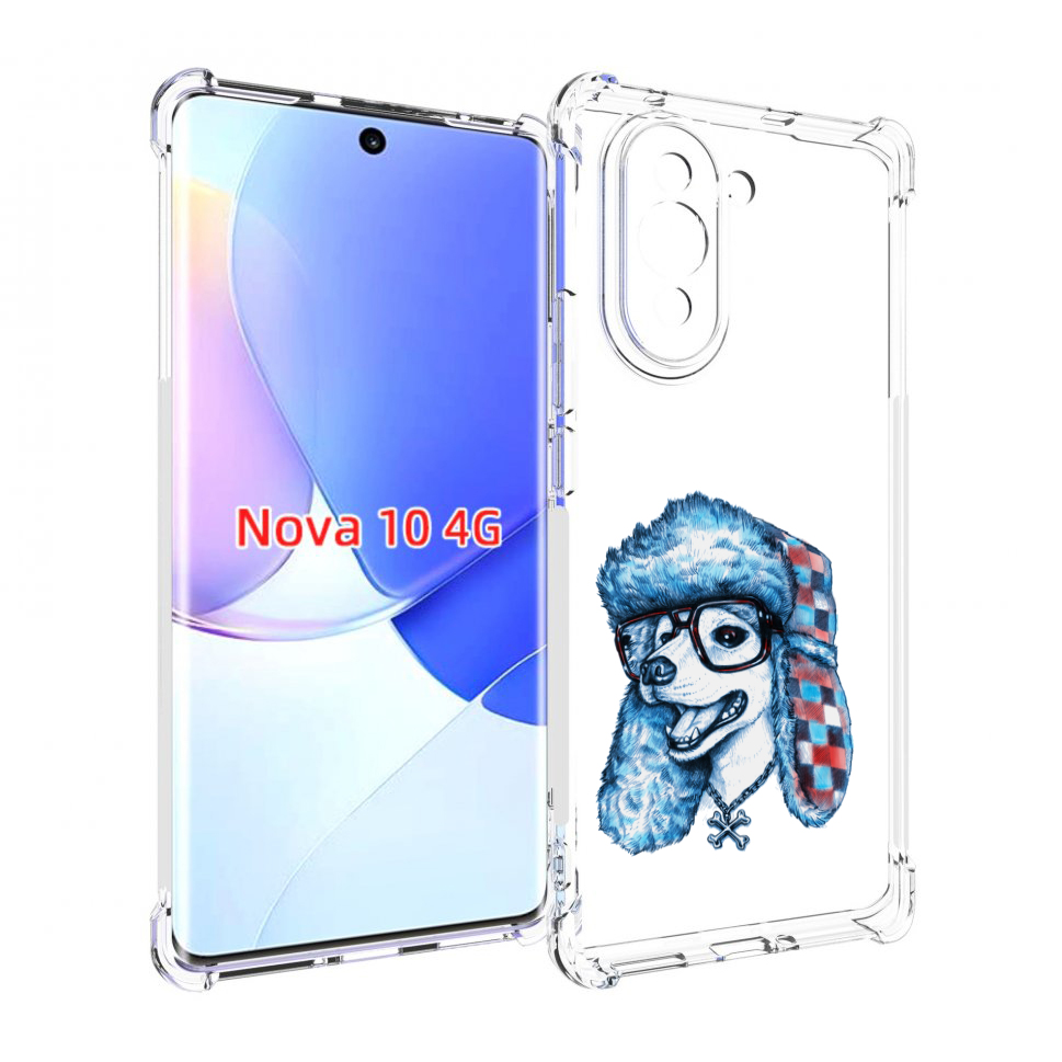 

Чехол MyPads зимний пес для Huawei Nova 10, Прозрачный, Tocco