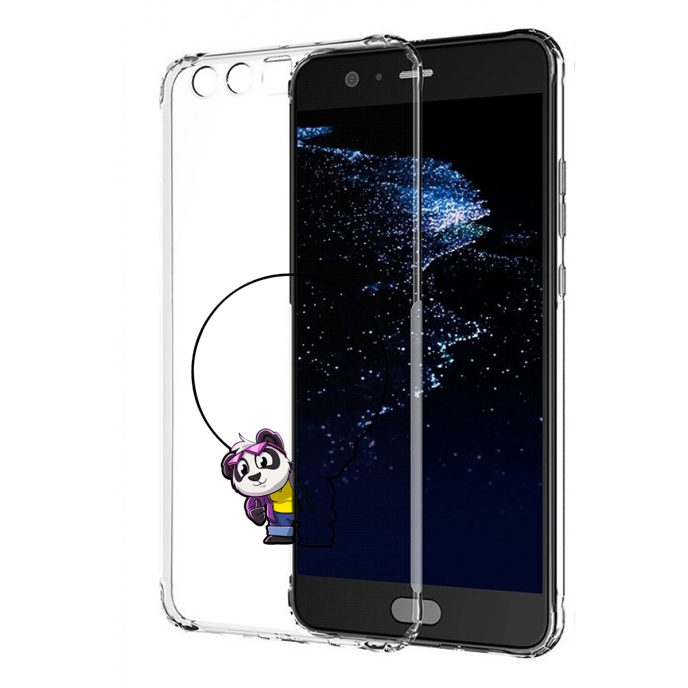 

Чехол бампер MyPads панда-с-обручем для Huawei P10 Plus противоу, Прозрачный, Tocco
