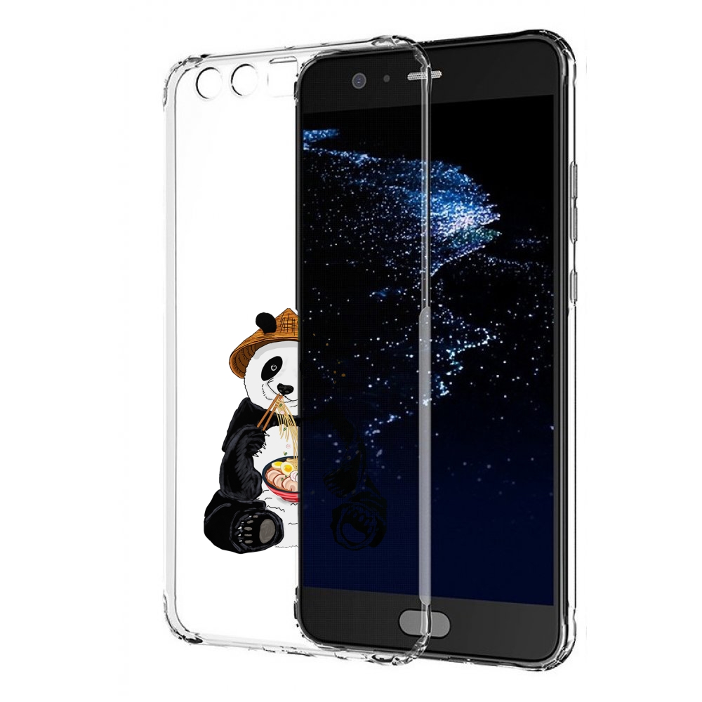 

Чехол бампер MyPads панда-любит-лапшу для Huawei P10 Plus против, Прозрачный, Tocco