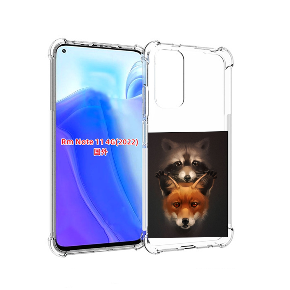 

Чехол MyPads енотик-лисенок для Xiaomi Redmi Note 11 4G ( Глобальная версия ), Tocco