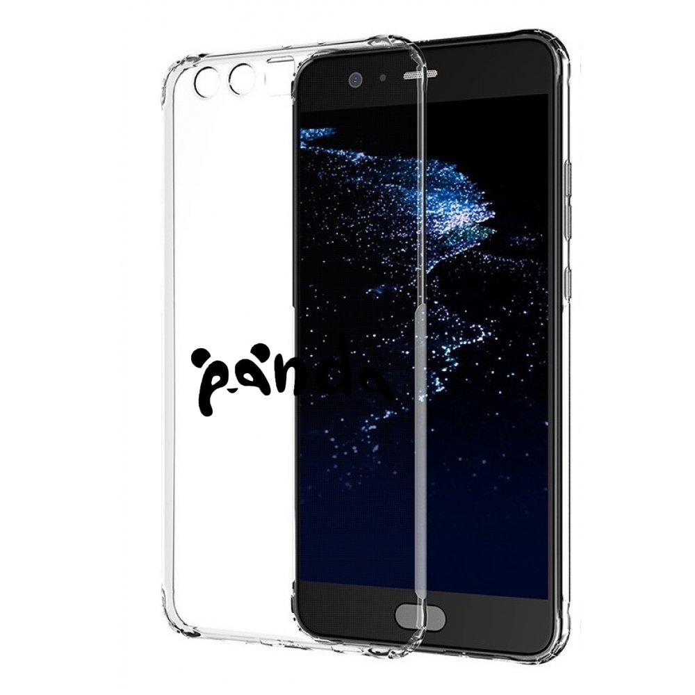 

Чехол бампер MyPads панда надпись для Huawei P10 Plus противоуда, Прозрачный, Tocco