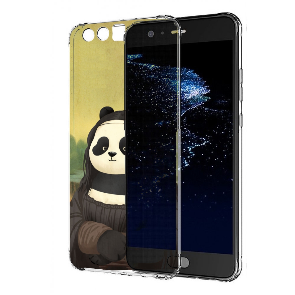 

Чехол бампер MyPads панда монализа для Huawei P10 Plus противоуд, Прозрачный, Tocco
