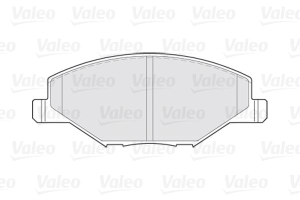 

Тормозные колодки Valeo дисковые 301354