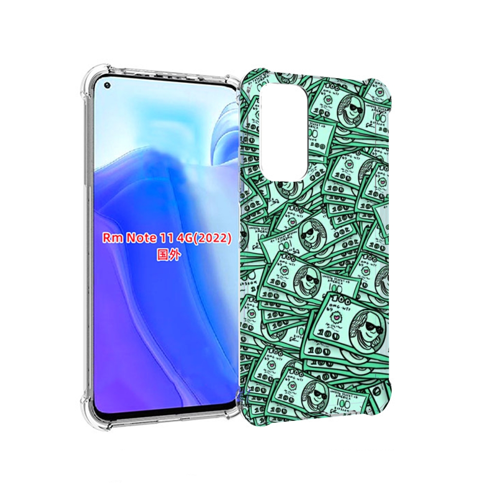

Чехол MyPads доллары картинка для Xiaomi Redmi Note 11 4G ( Глобальная версия ), Tocco
