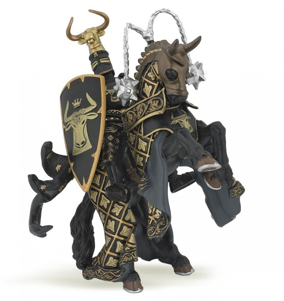 

Набор фигурок PAPO Рыцарь знака Быка со щитом на лошади, 39917-39918