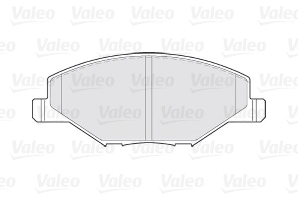 

Тормозные колодки Valeo дисковые 301354