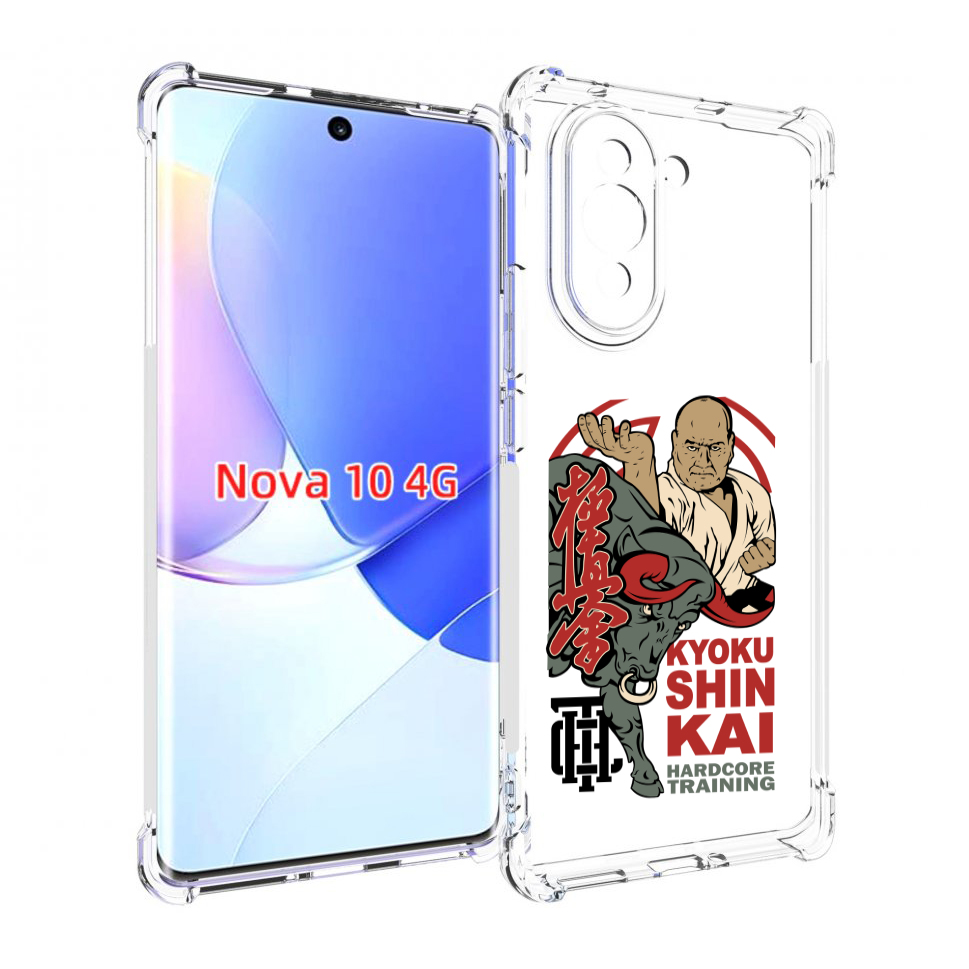 

Чехол MyPads единоборства рисунок для Huawei Nova 10, Прозрачный, Tocco