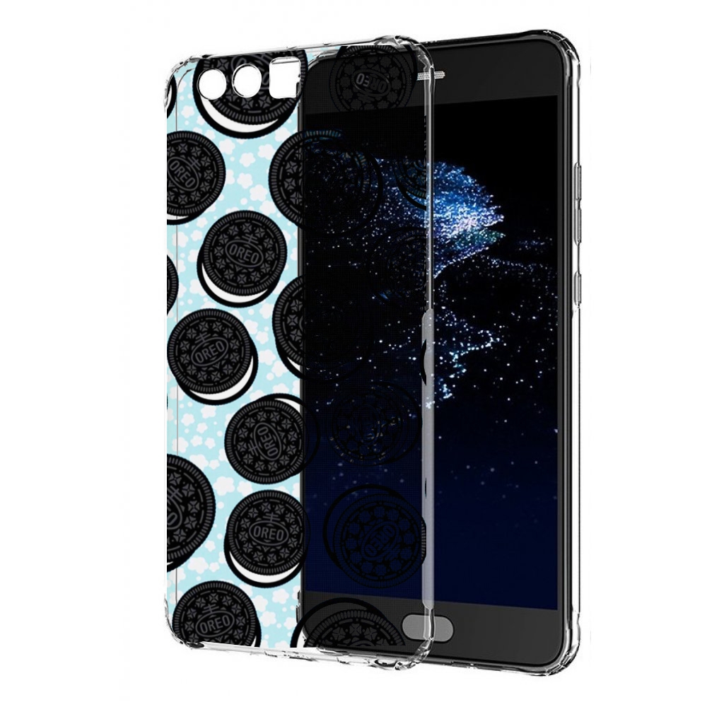 

Чехол бампер MyPads орео печеньки для Huawei P10 Plus противоуда, Прозрачный, Tocco