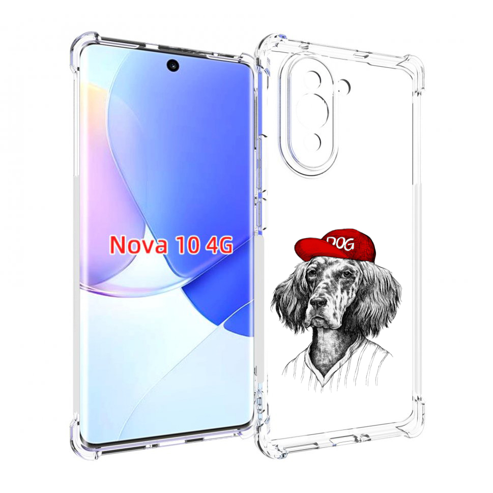 

Чехол MyPads дог для Huawei Nova 10, Прозрачный, Tocco
