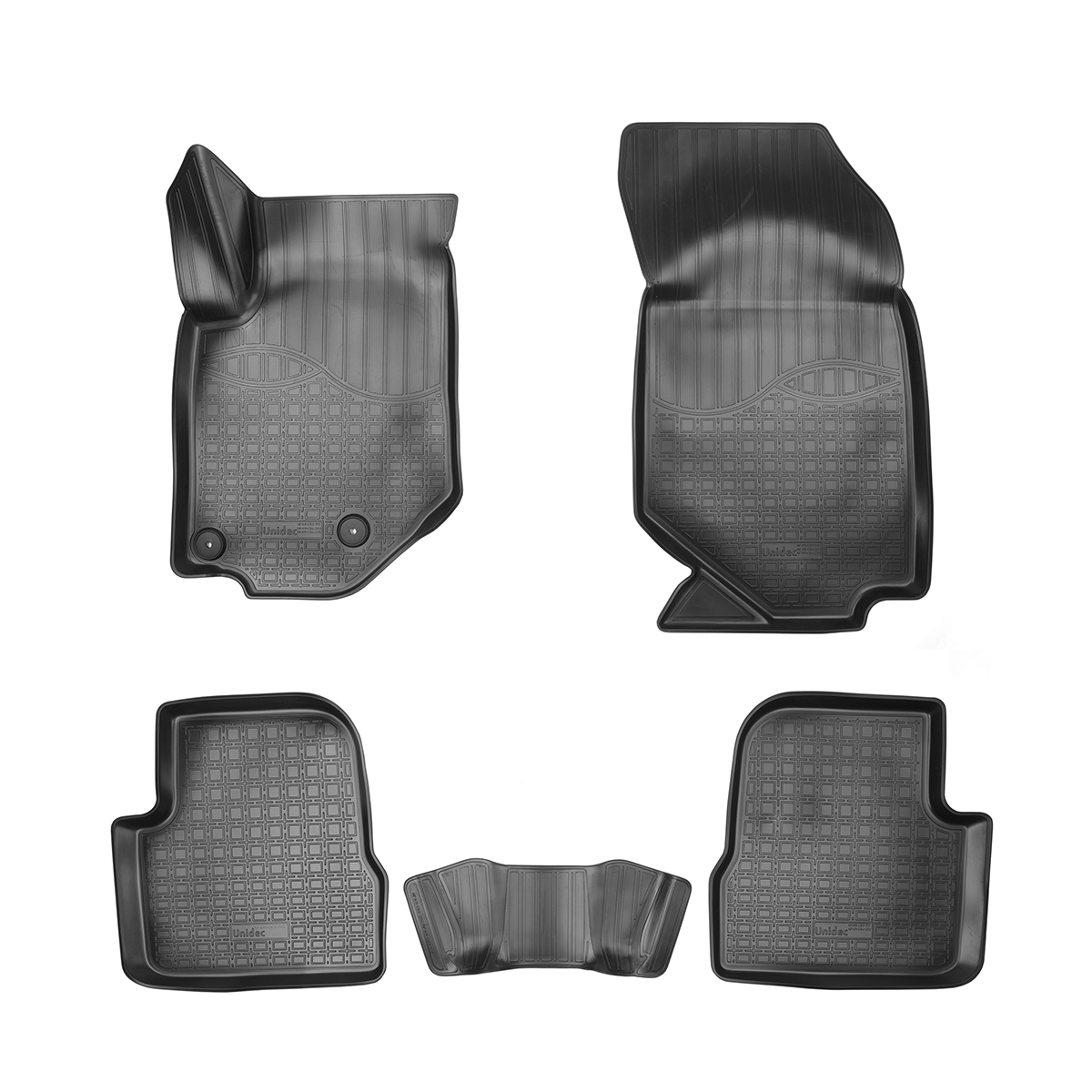 

Ковры в салон Norplast/Unidec для Opel Corsa в кузове F (2019-)Полиуретан,Черный, арт.NPA1