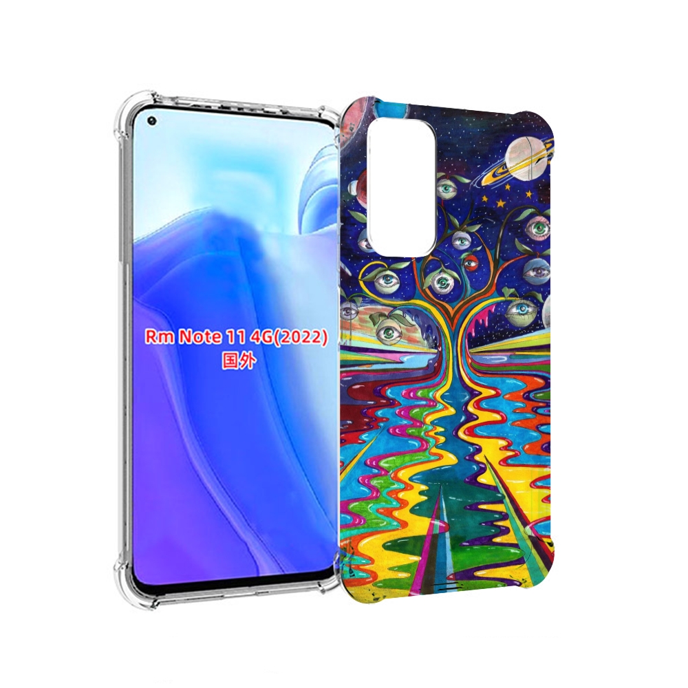 

Чехол MyPads дерево с глазами акварель для Xiaomi Redmi Note 11 4G ( Глобальная версия ), Tocco