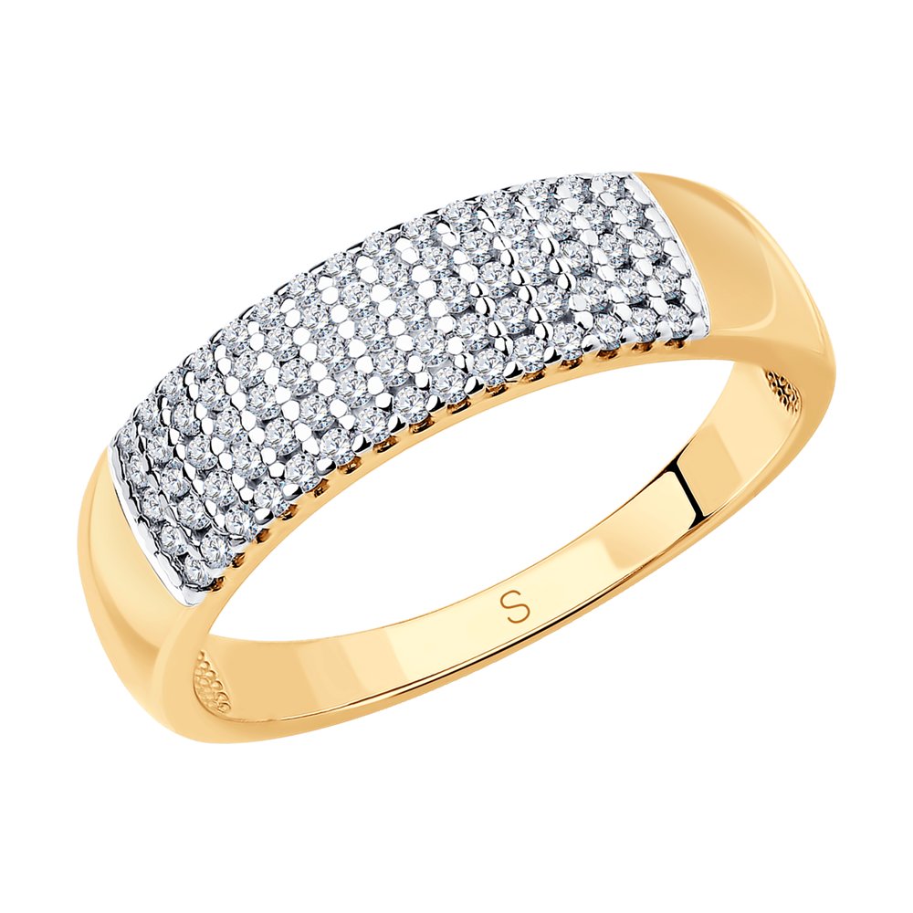 

Кольцо из серебра с фианитом р. 16,5 SOKOLOV 93010912, 93010912