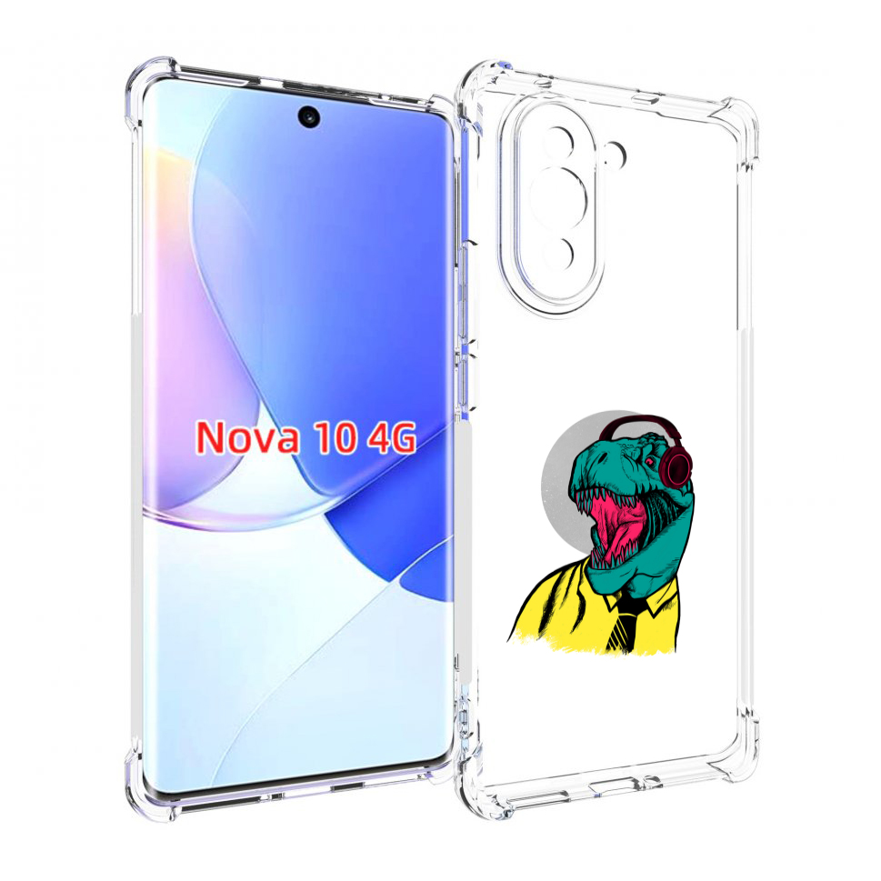 

Чехол MyPads дино для Huawei Nova 10, Прозрачный, Tocco