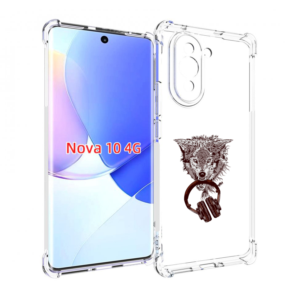 

Чехол MyPads дикий волк для Huawei Nova 10, Прозрачный, Tocco