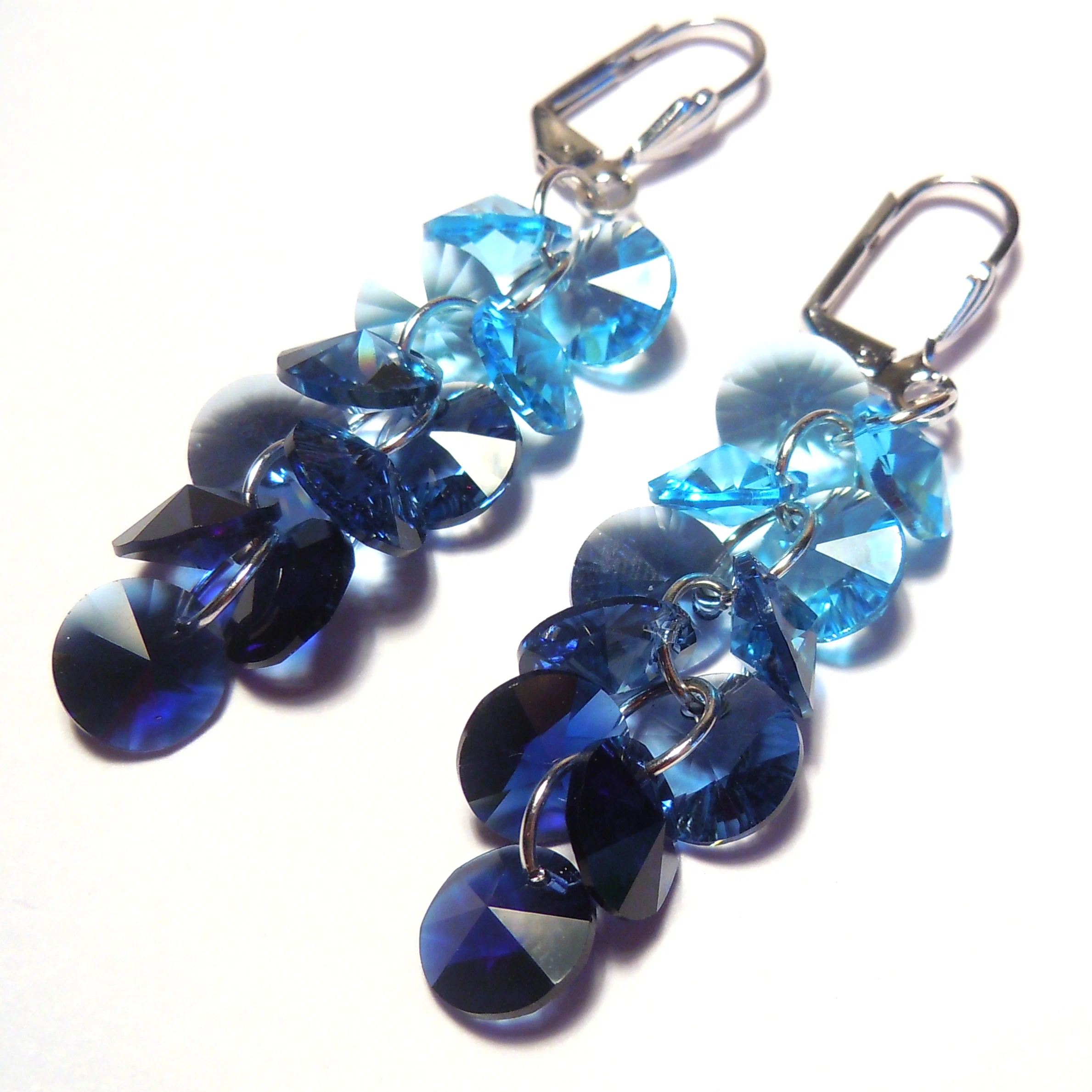 

Серьги подвески из бижутерного сплава Чарующий Рай 5540-0820, Swarovski, 5540-0820
