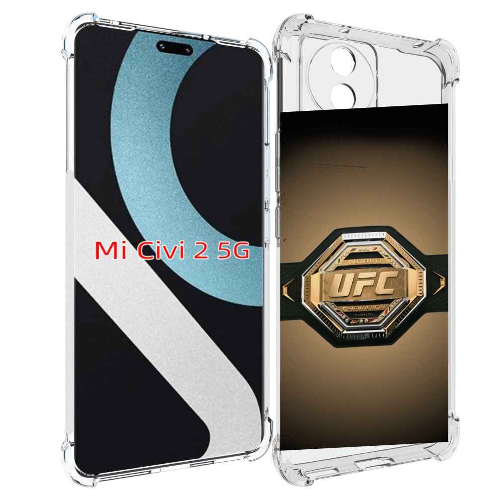 

Чехол MyPads UFC единоборства мужской для Xiaomi Civi 2, Прозрачный, Tocco