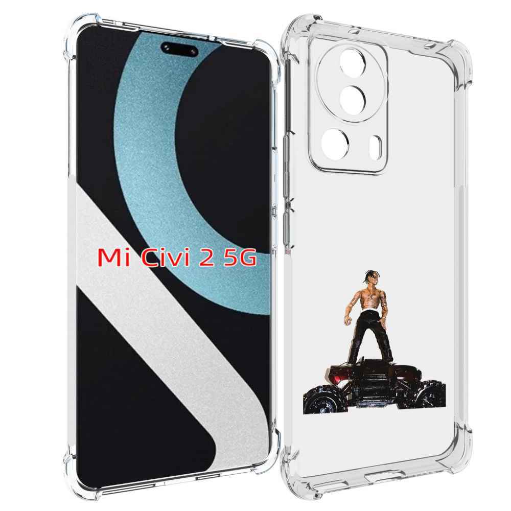 

Чехол MyPads Travis Scott - Rodeo для Xiaomi Civi 2, Прозрачный, Tocco