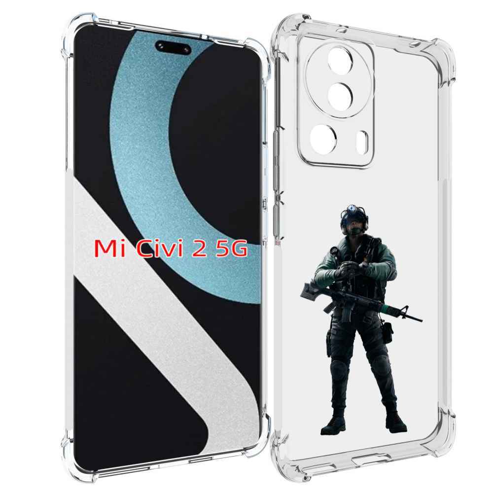 

Чехол MyPads Tom-Clancy's-Rainbow-Six-2 для Xiaomi Civi 2, Прозрачный, Tocco