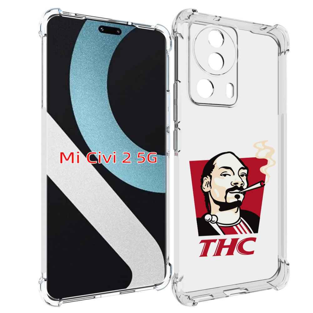 

Чехол MyPads THC для Xiaomi Civi 2, Прозрачный, Tocco