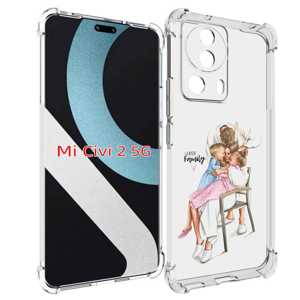 

Чехол MyPads Super-family для Xiaomi Civi 2, Прозрачный, Tocco