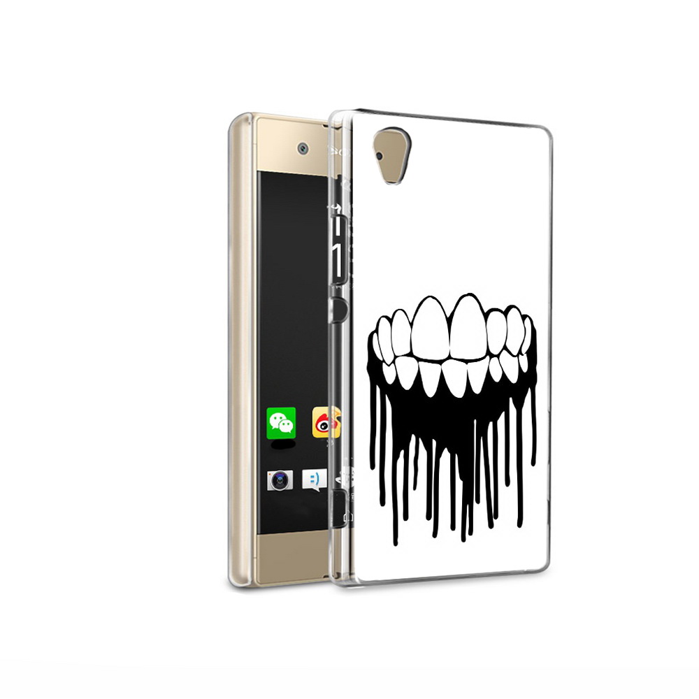 

Чехол MyPads Tocco для Sony Xperia XA1 Ultra зубы (PT67027.252.372), Прозрачный, Tocco