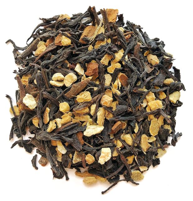 Чай черный АШАН Имбирный с пряностями листовой