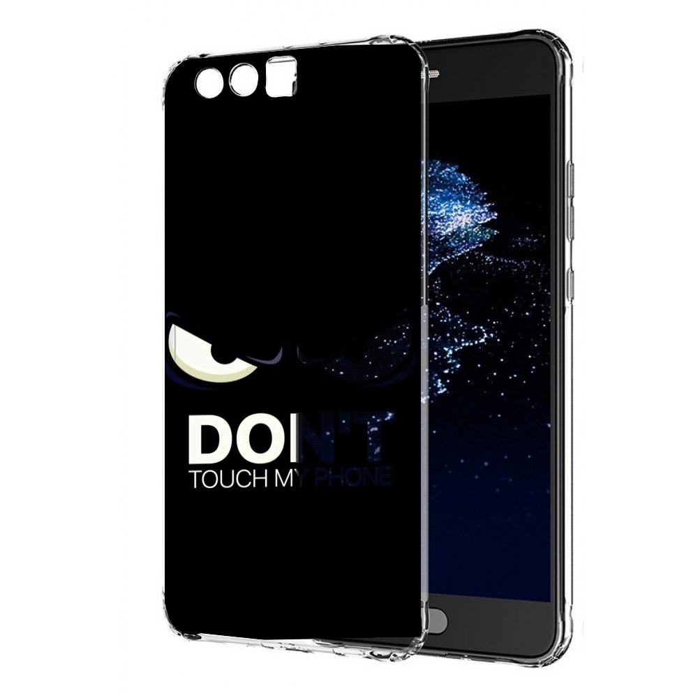 

Чехол бампер MyPads не надо-2 для Huawei P10 Plus противоударный, Прозрачный, Tocco