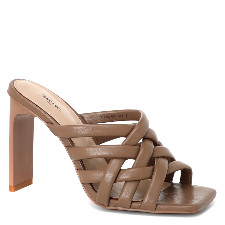 

Шлепанцы женские Tendance CLF150-05 коричневые 41 EU, Коричневый, CLF150-05