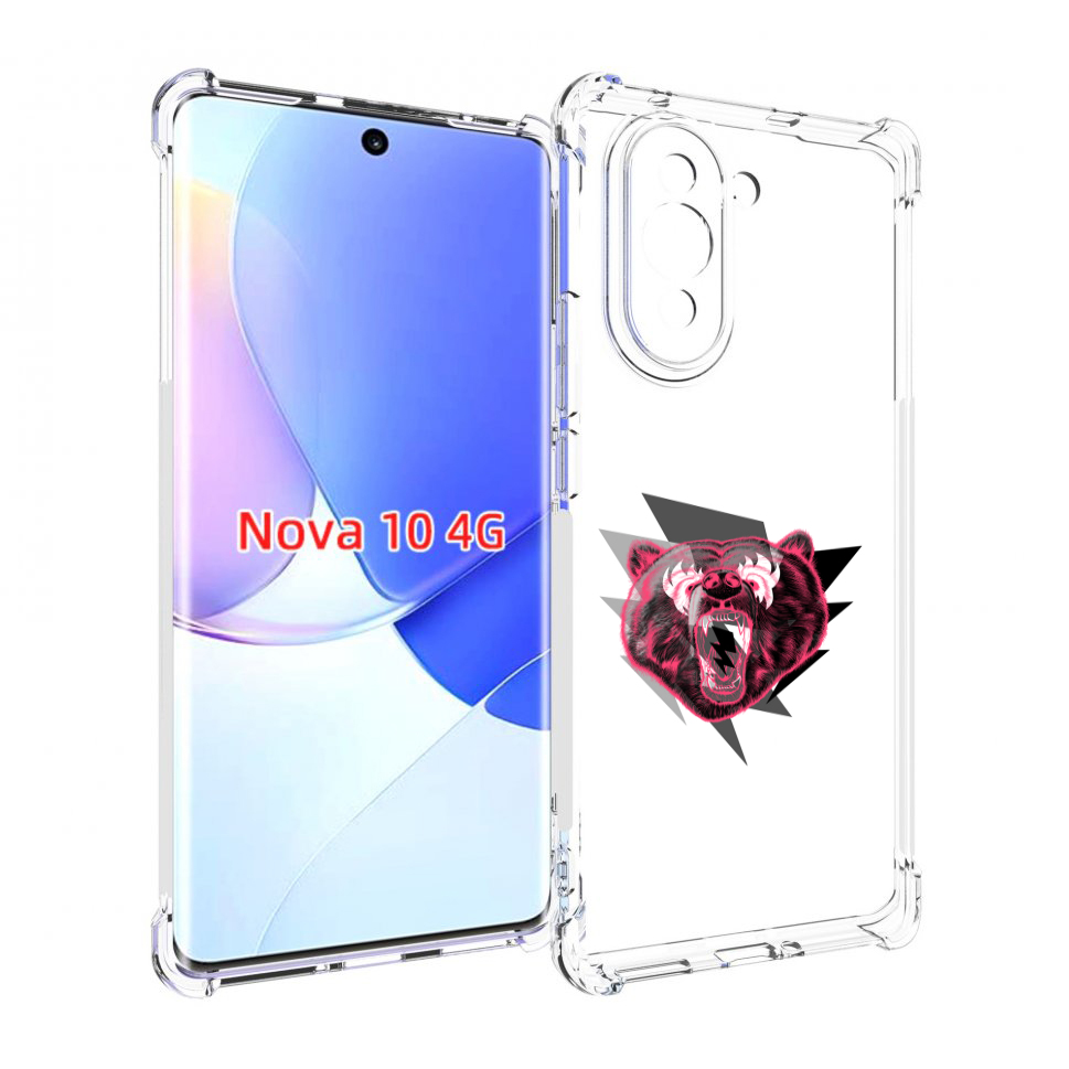 

Чехол MyPads грозовой медведь для Huawei Nova 10, Прозрачный, Tocco