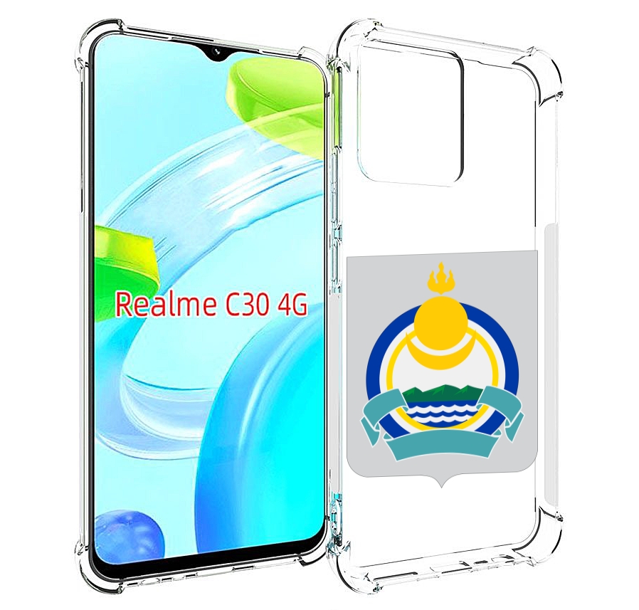 

Чехол MyPads герб-бурятия для Realme C30 4G / Narzo 50i Prime, Прозрачный, Tocco