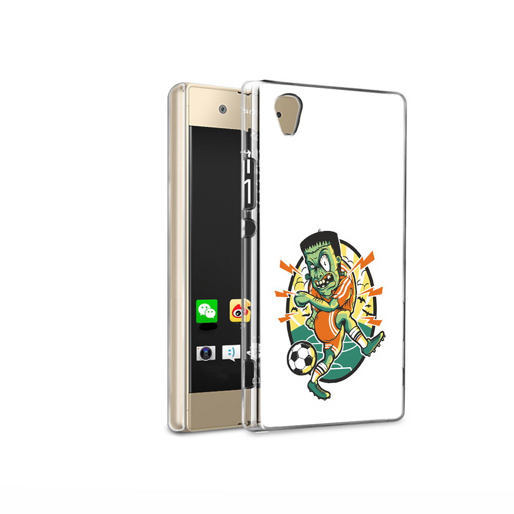 

Чехол MyPads Tocco для Sony Xperia XA1 Ultra зомби футболист (PT67027.252.368), Прозрачный, Tocco