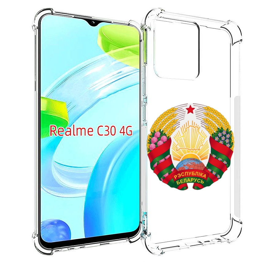 

Чехол MyPads герб-беларуси для Realme C30 4G / Narzo 50i Prime, Прозрачный, Tocco