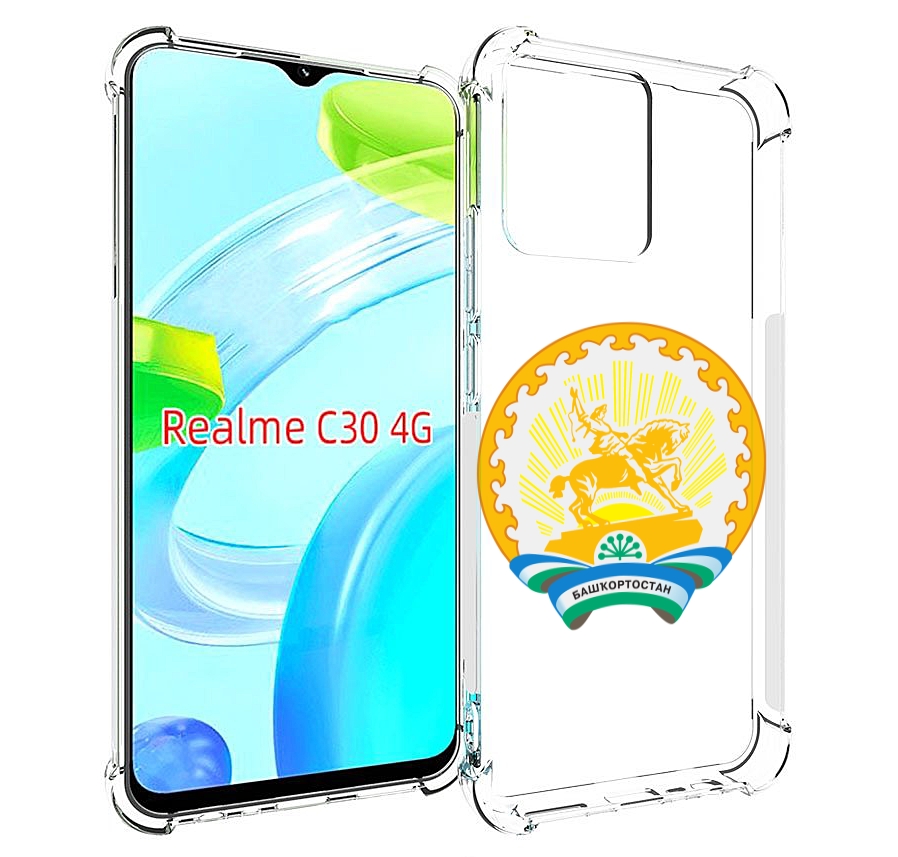 

Чехол MyPads герб-башкортостан-уфа для Realme C30 4G / Narzo 50i Prime, Прозрачный, Tocco